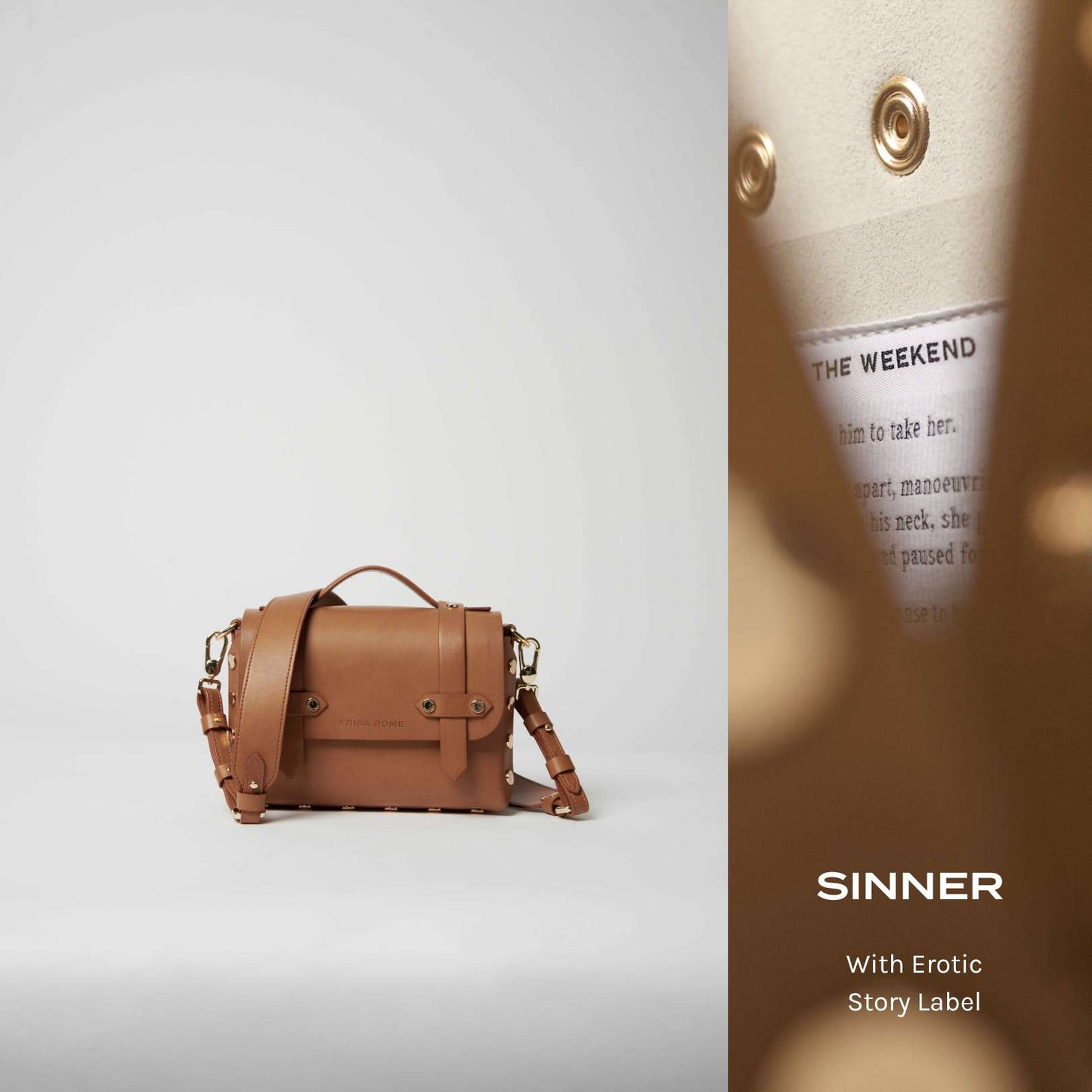 The WEEK/END Crossbody Handbag Tan